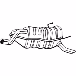 Silencieux arrière BOSAL 148-045