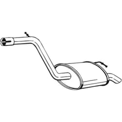 Silencieux arrière BOSAL 154-181