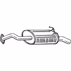 Silencieux arrière BOSAL 163-063