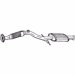 Silencieux avant BOSAL 165-295