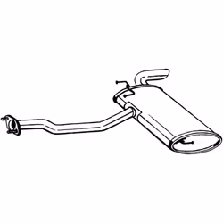 Silencieux arrière BOSAL 169-627