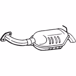 Silencieux arrière BOSAL 171-019