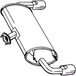 Silencieux arrière BOSAL 171-029