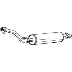 Silencieux arrière BOSAL 175-019
