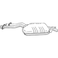 Silencieux central BOSAL 175-291