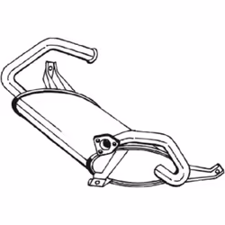 Silencieux arrière BOSAL 177-275