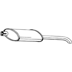 Silencieux arrière BOSAL 185-021