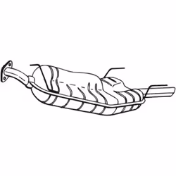 Silencieux arrière BOSAL 185-109