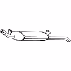 Silencieux arrière BOSAL 185-135