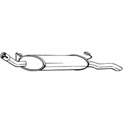 Silencieux arrière BOSAL 185-137