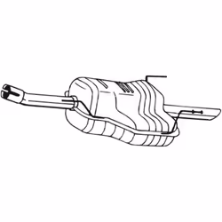 Silencieux arrière BOSAL 185-307