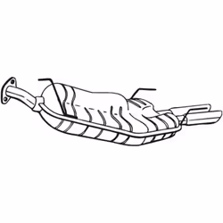 Silencieux arrière BOSAL 185-407 - Vue supplémentaire 2