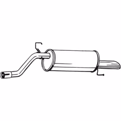 Silencieux arrière BOSAL 185-689