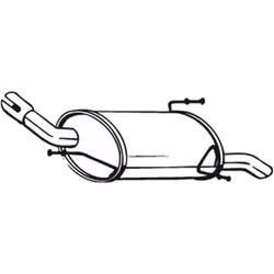 Silencieux central BOSAL 185-947
