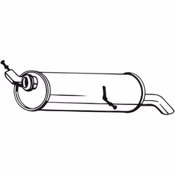Silencieux arrière BOSAL 190-029