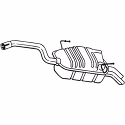 Silencieux arrière BOSAL 190-903