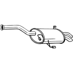 Silencieux arrière BOSAL 190-953