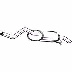 Silencieux arrière BOSAL 200-067