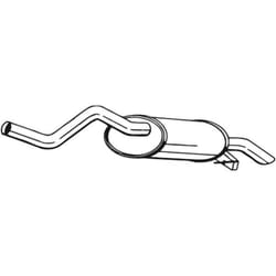 Silencieux arrière BOSAL 200-067