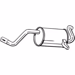 Silencieux arrière BOSAL 200-523