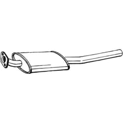 Silencieux avant BOSAL 200-541