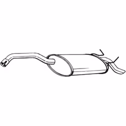 Silencieux arrière BOSAL 200-543