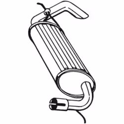 Silencieux arrière BOSAL 211-395