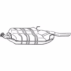 Silencieux arrière BOSAL 215-829