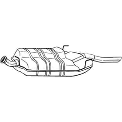 Silencieux arrière BOSAL 215-829