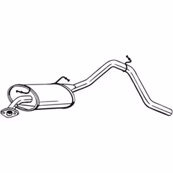 Silencieux arrière BOSAL 219-553