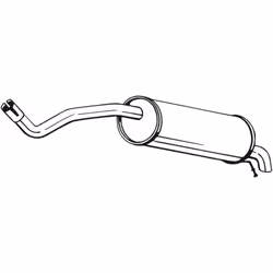 Silencieux arrière BOSAL 220-043