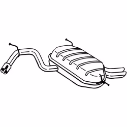 Silencieux arrière BOSAL 220-677
