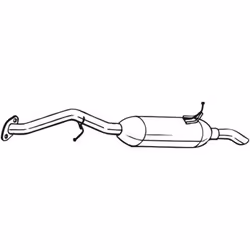 Silencieux arrière BOSAL 228-201