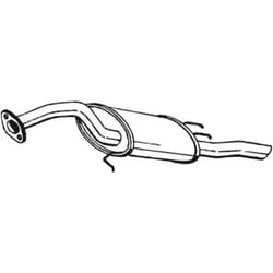 Silencieux arrière BOSAL 228-897