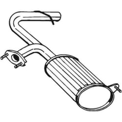 Silencieux arrière BOSAL 229-501