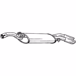 Silencieux arrière BOSAL 233-381