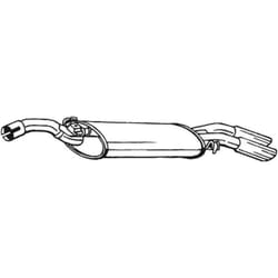 Silencieux arrière BOSAL 233-381