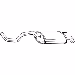 Silencieux arrière BOSAL 233-537