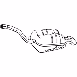 Silencieux arrière BOSAL 233-547