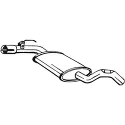Silencieux central BOSAL 233-561