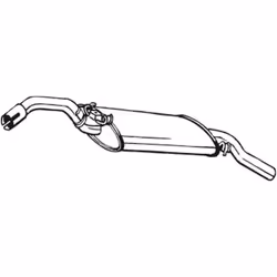 Silencieux arrière BOSAL 233-563