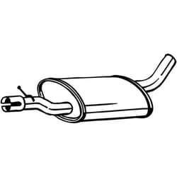 Silencieux central BOSAL 233-567