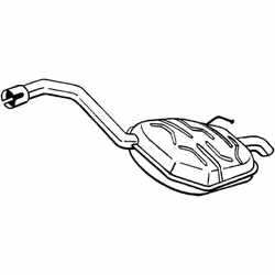 Silencieux arrière BOSAL 235-055