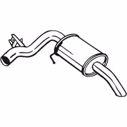 Silencieux arrière BOSAL 247-013