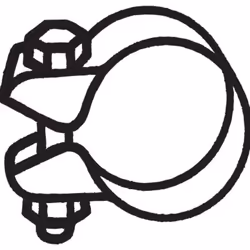 Collier de serrage, échappement BOSAL 250-351