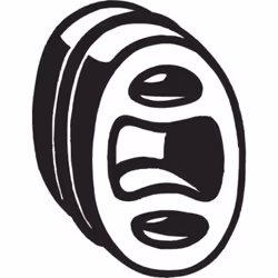 Silent bloc d'échappement BOSAL 255-041