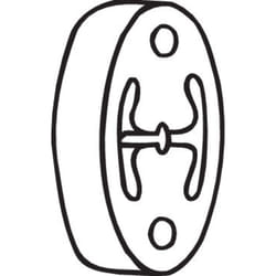 Support caoutchouc, échappement BOSAL 255-218