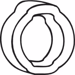 Support caoutchouc, échappement BOSAL 255-356