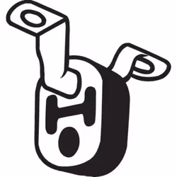 Support caoutchouc, échappement BOSAL 255-661