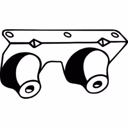 Support caoutchouc, échappement BOSAL 255-796